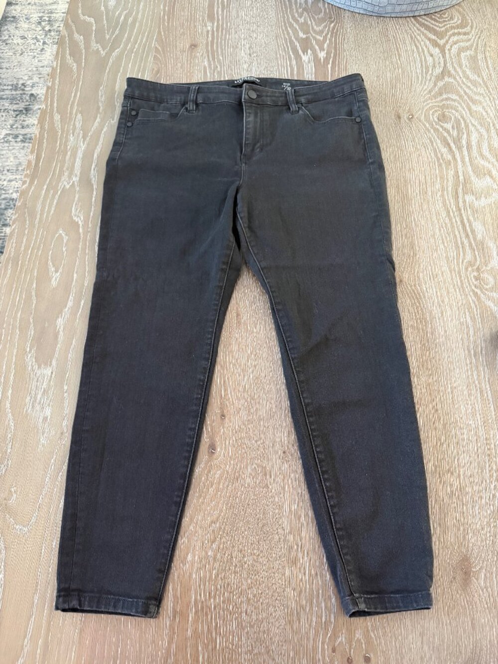 Womens Liverpool Abby black Skinny jean by Stitch Fix ankle size 14/32 Petite